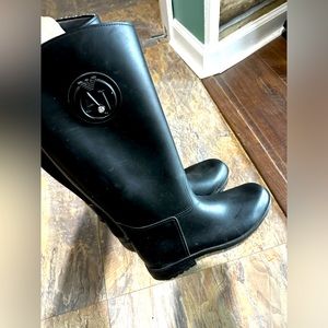 Almost new Armani Jeans Rain Boots